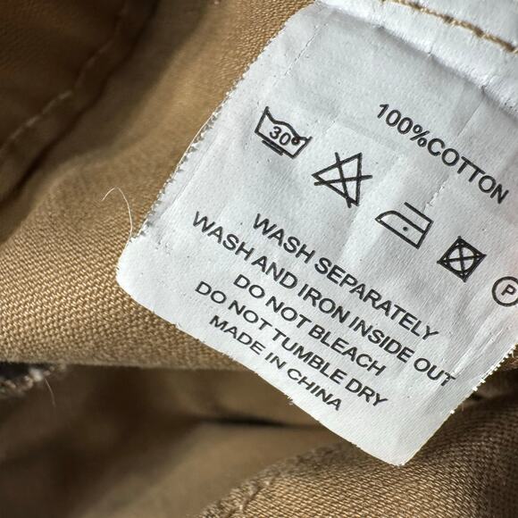 Profound Aesthetic Jacket Mens Tan Cotton Workwear Utility Sz L - Picture 13 of 14